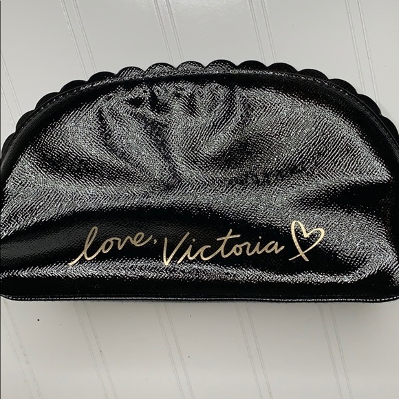 Victoria’s Secret Black Gold Cut Out Makeup Bag. SM1688 - Picture 2 of 8